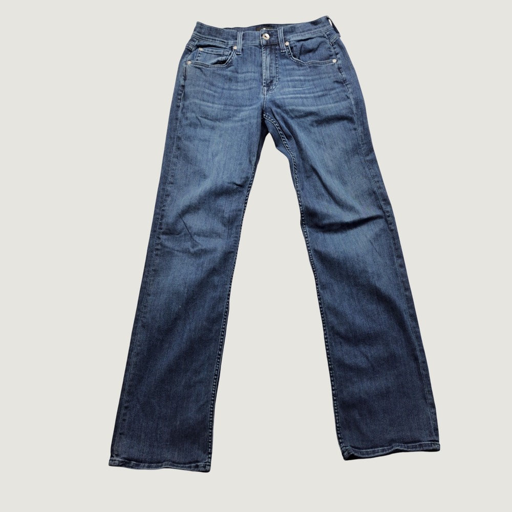 7 For All Mankind Austyn Jeans Women 28 Blue Excellent Relaxed Straight Leg
